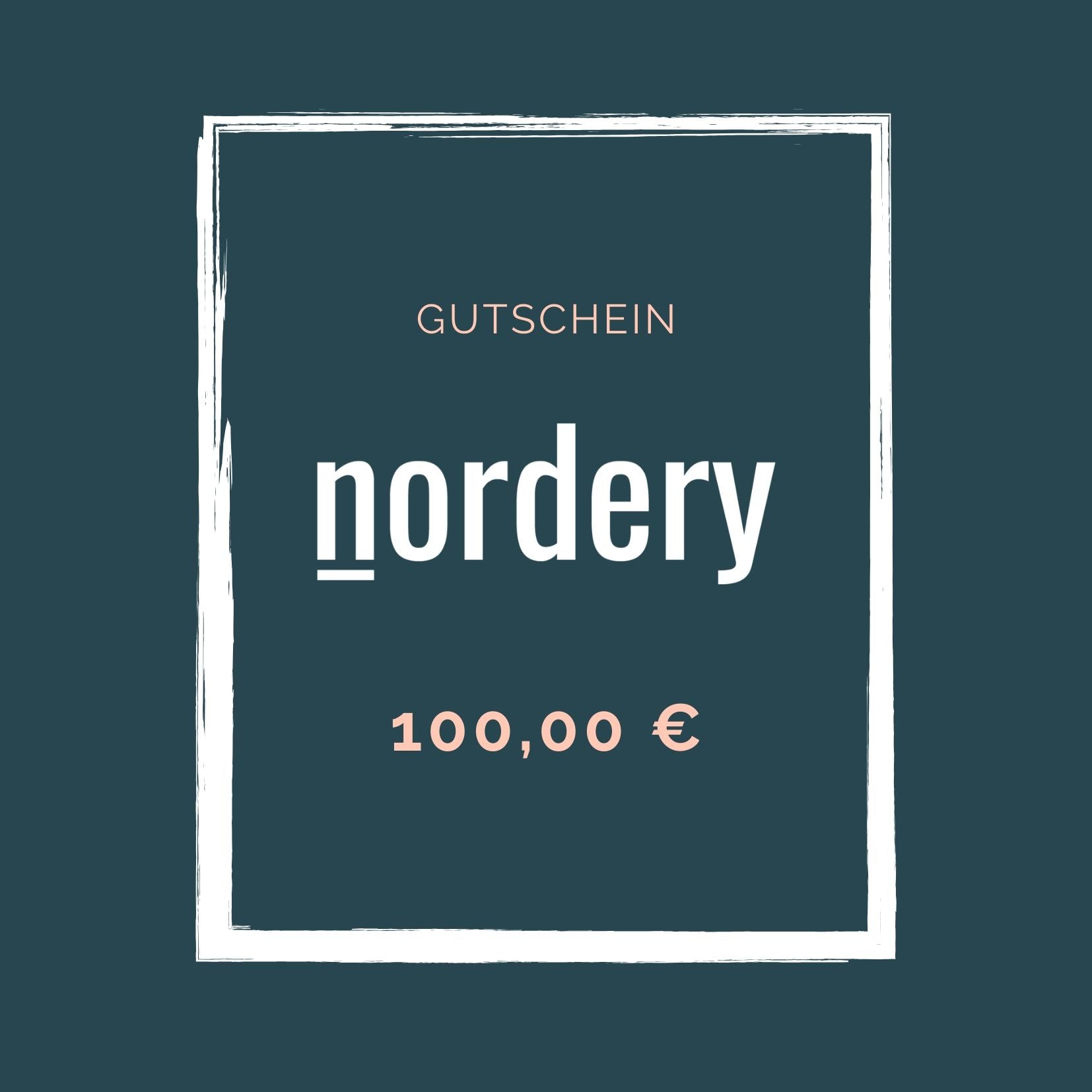 nordery Geschenkkarte Geschenkgutschein 100 Euro