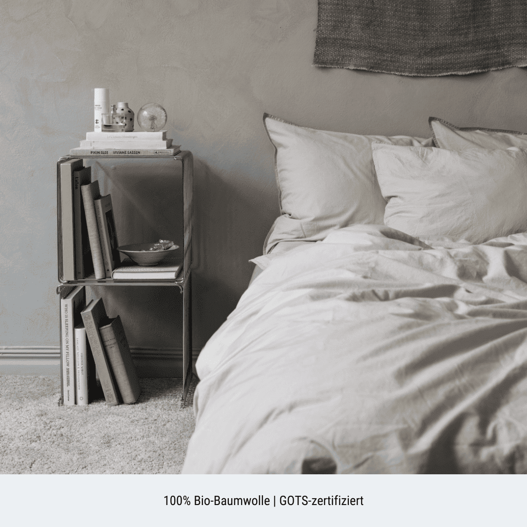 Bettwäsche-Set "Pebble" aus Bio-Baumwolle