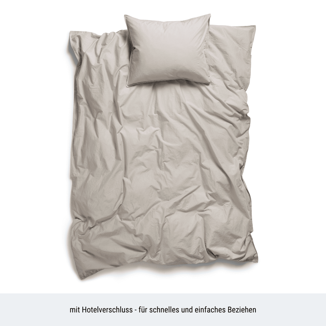Bettwäsche-Set "Pebble" aus Bio-Baumwolle