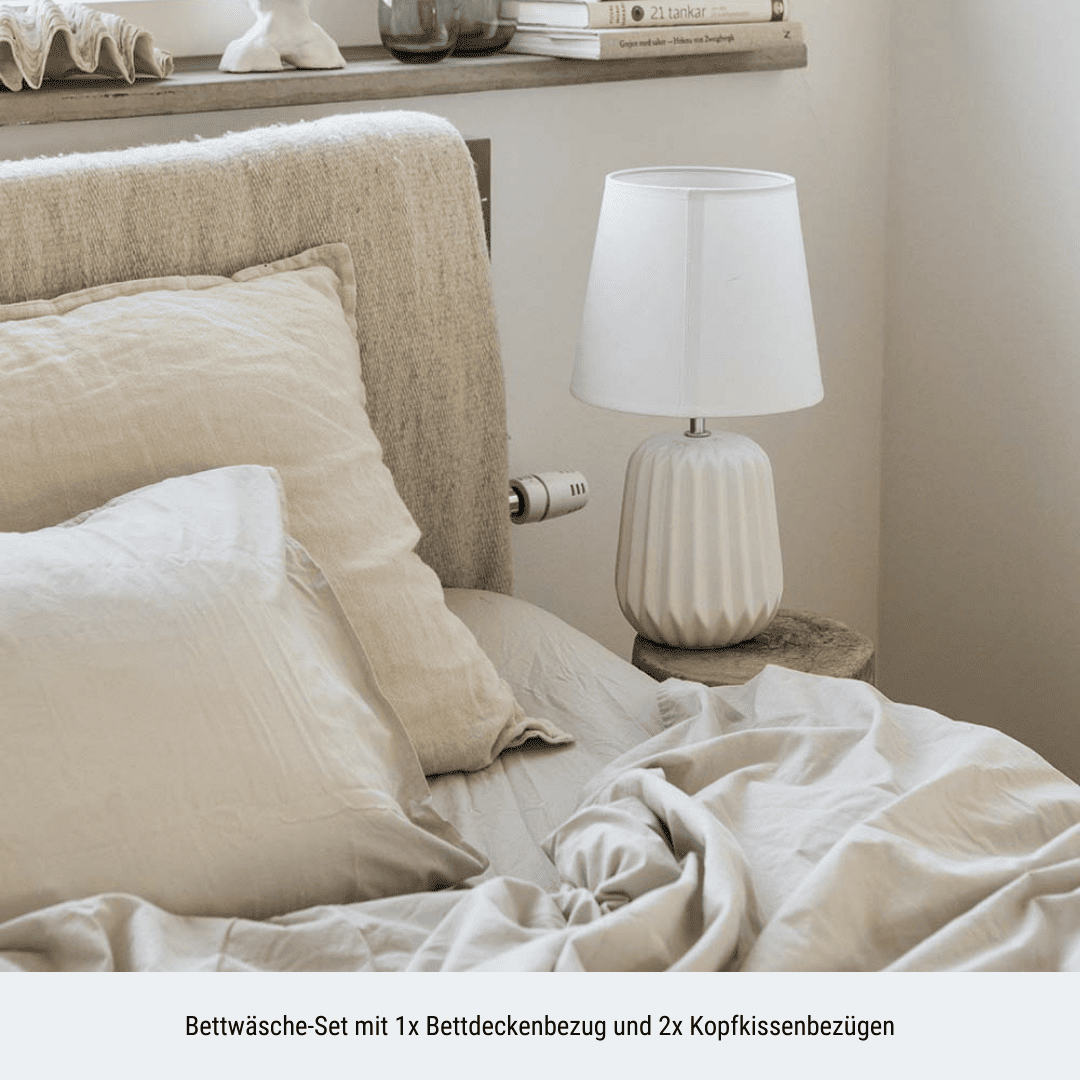 Bettwäsche-Set "Pebble" aus Baumwolle
