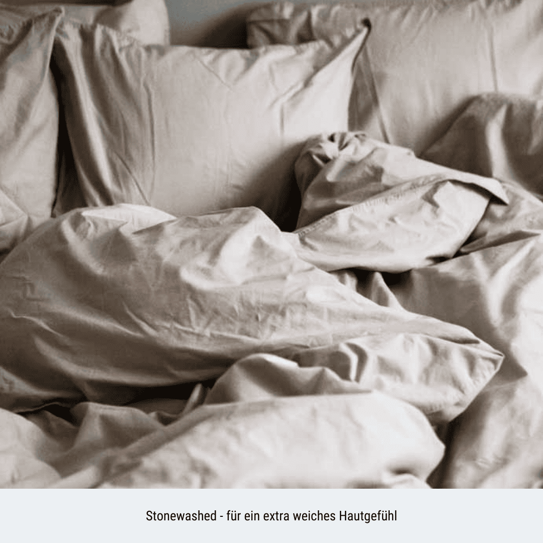 Bettwäsche-Set "Pebble" aus Bio-Baumwolle