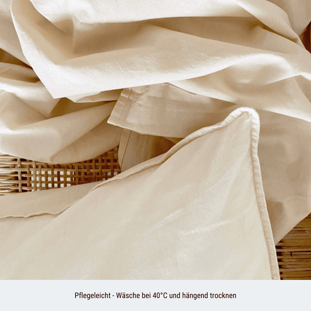 Bettwäsche-Set "Sorbetto" aus Bio-Baumwolle