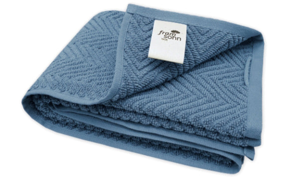 Towel "Ocean" 100% organic cotton dark beige GOTS-certified