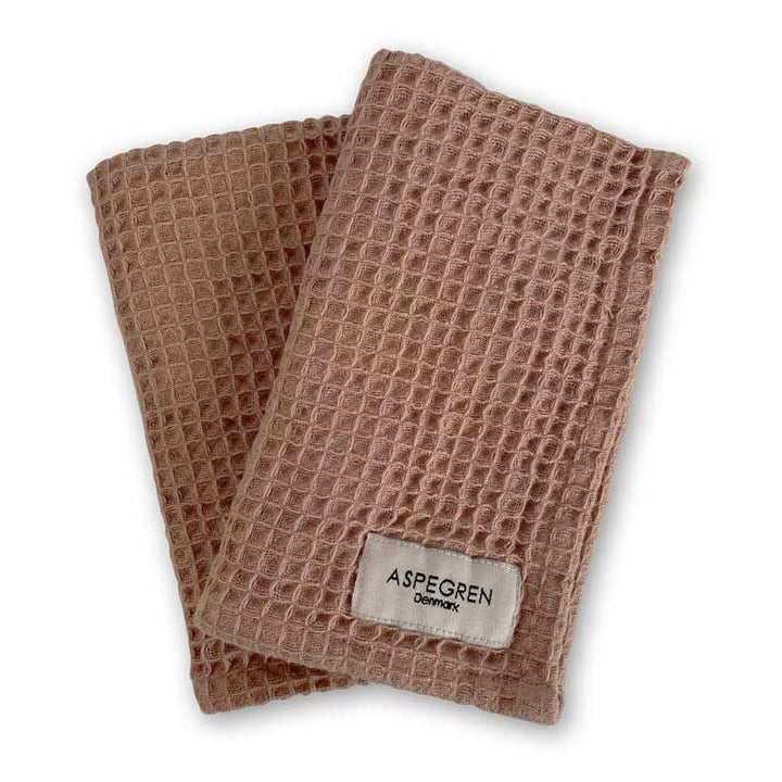 Aspegren Denmark Geschirrtuch Waffelstruktur North Cork altrosa Baumwolle nordery