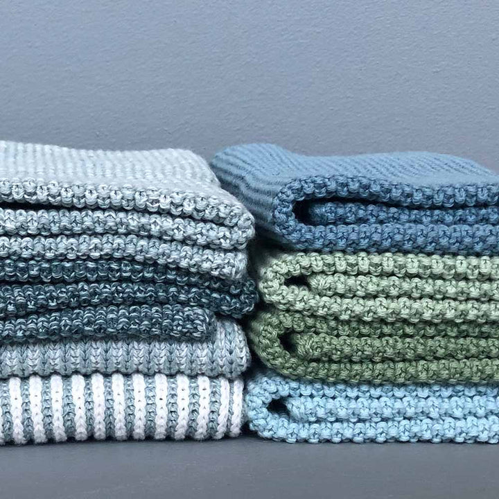 Aspegren Denmark Spültuch Solid Blue Baumwolle nordery