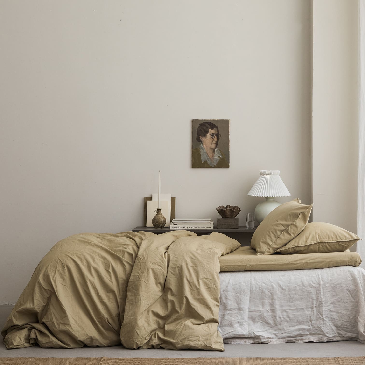 Bettdeckenbezug "Bosco" Bettwäsche & Decken  Olive Goldbeige midnatt nordery