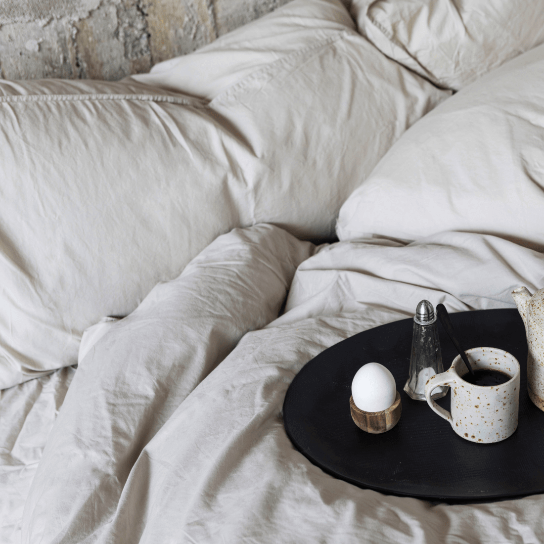 Midnatt Spannbettlaken Pebble Bio-Baumwolle nordery