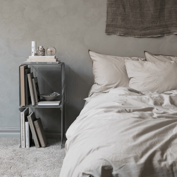 Midnatt Spannbettlaken Pebble Bio-Baumwolle nordery