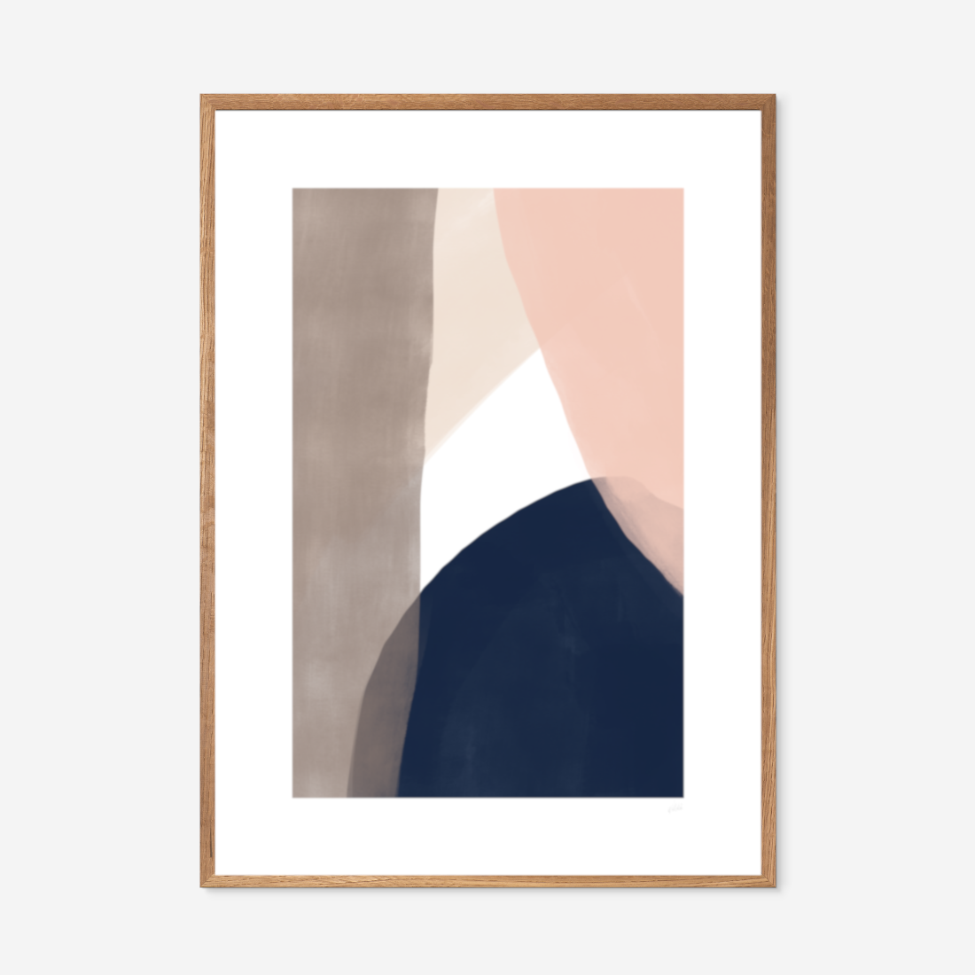 Bilderrahmen Eichenholz Natur mit Glasplatte | nordery.com – Nachhaltig ...