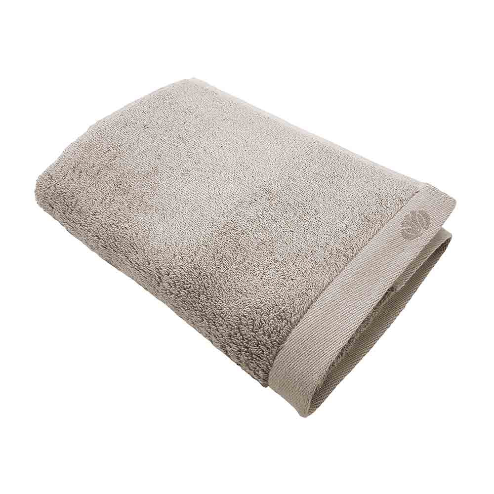 framsohn Handtuch Botanic deluxe baumwolle modal nachhaltig oxford dunkelbeige nordery