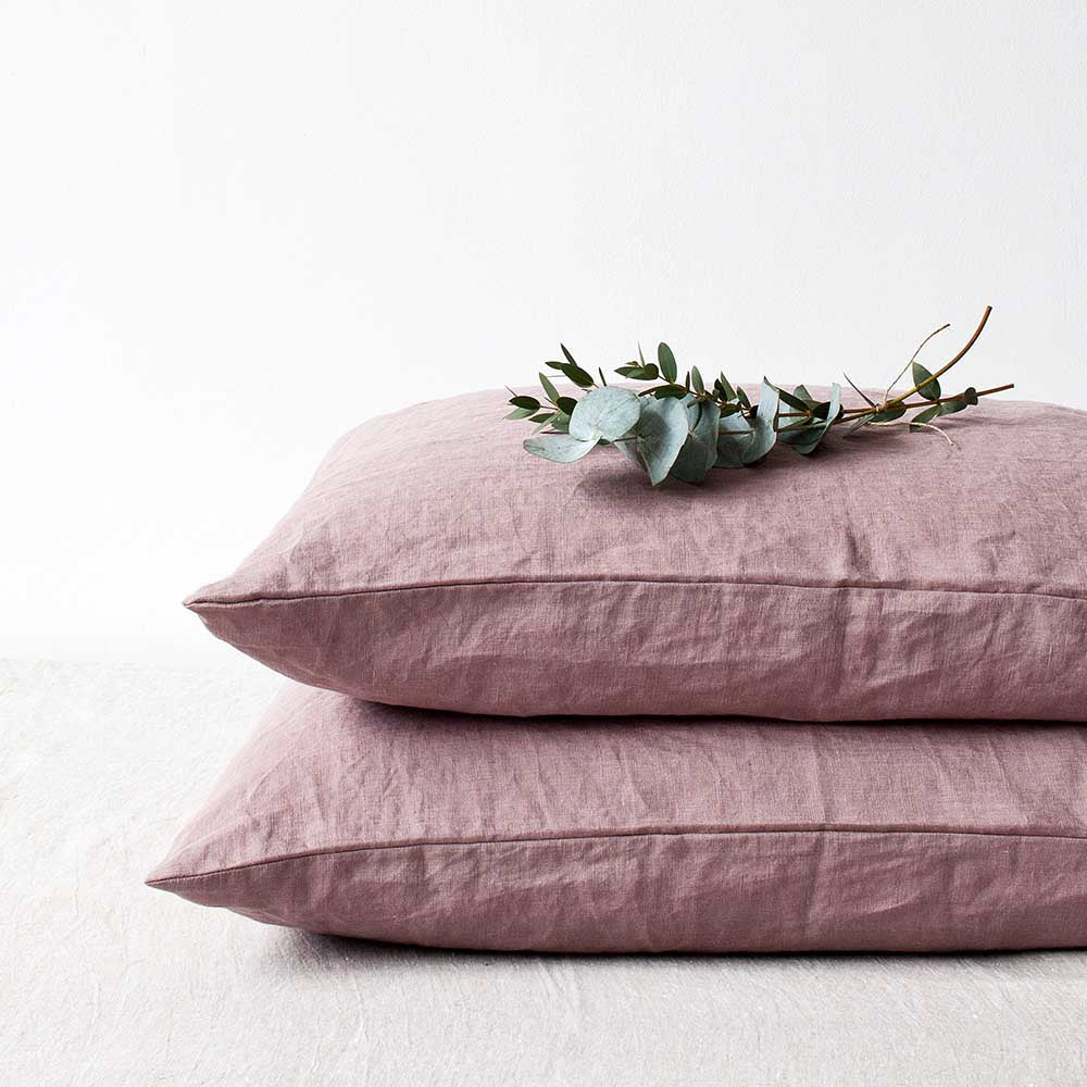 linen tales leinen kissenbezug ashes of roses lavendel nordery