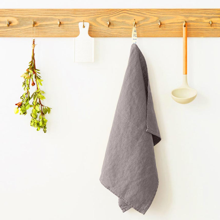 Linen Tales Leinen Geschirrtuch Ah Grey Grau  nordery