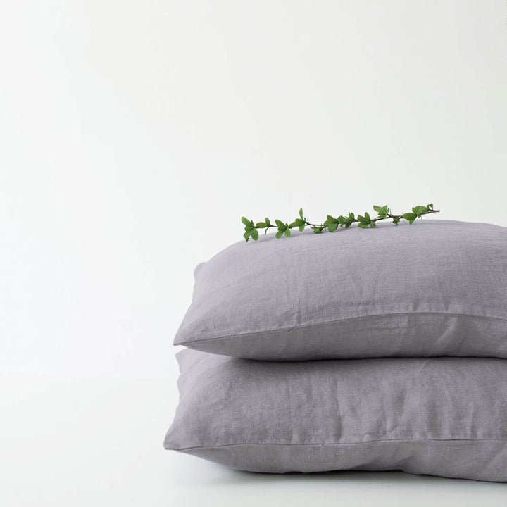 Linen Tales Kissenbezug Ash Grey  aschgrau Leinen nordery
