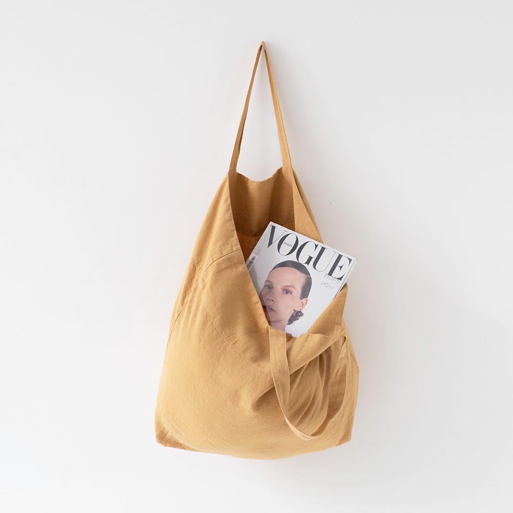 Linen Tales Handtasche Leinen Große Leinentasche