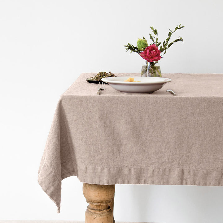 Linen Tales Leinen Tischdecke Portobello zartrosa nordery