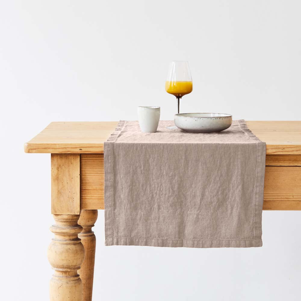 Linen Tales Leinen Tischdecke Portobello zartrosa nordery
