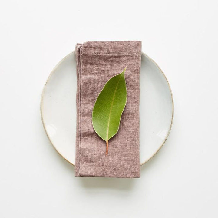 Linen Tales Leinen Servietten Ashes of Roses lavendel nordery