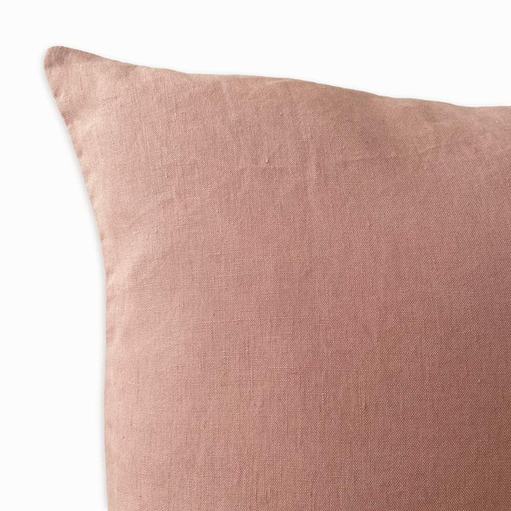Leinen Kissenhülle ANEA - Rosa Stoffdetails