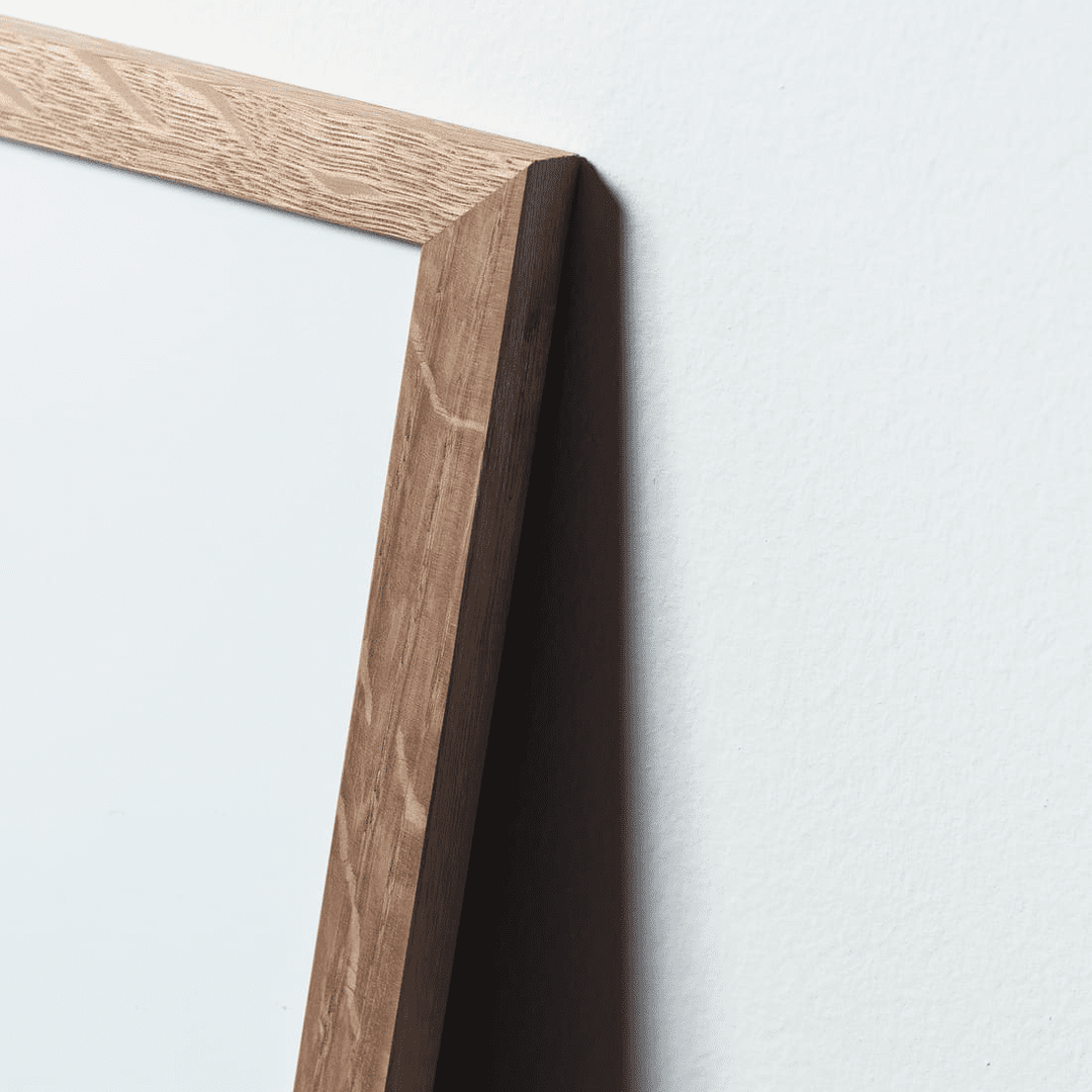 Novictus Bilderrahmen Glas Massivholz Eiche nordery
