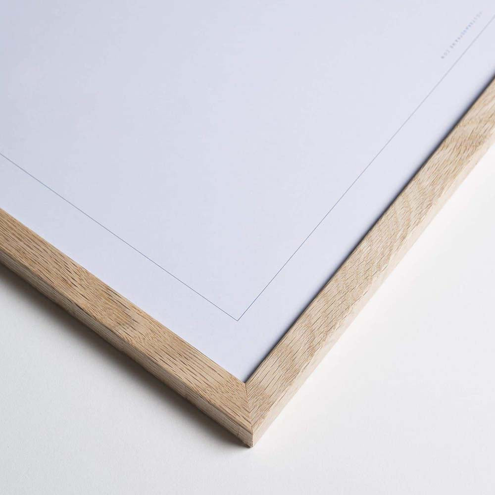 Novictus Bilderrahmen Glas Massivholz Eiche nordery