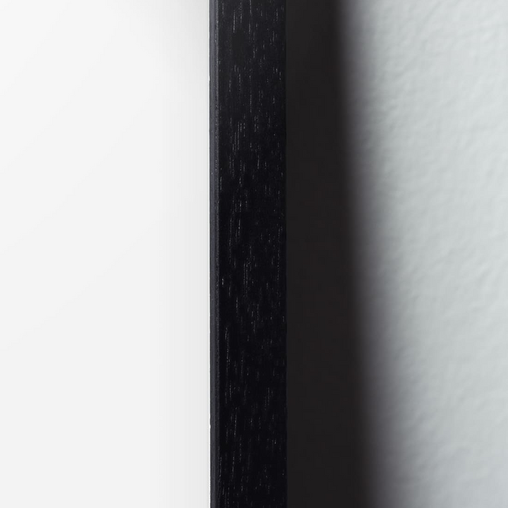 Novictus Bilderrahmen Glas Massivholz Schwarz nordery